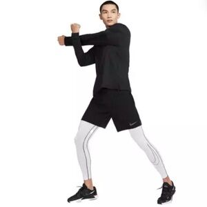 Nike Black and White Joggers